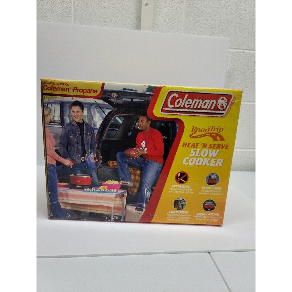 BRAND NEW Coleman Heat N Serve Portable Propane Hunting Camping and Tailgaters